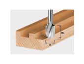 Festool Spiralnotfræser HS, skaft 8 mm HS Spi S8 D16/20 490949