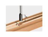 Festool Notfræser HW, skaft 12 mm HW S12 D16/60 491091
