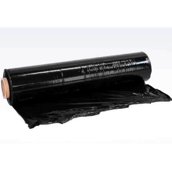 Roliba Pallefilm sort 45 cm x 300 m 20 my - 56PS45