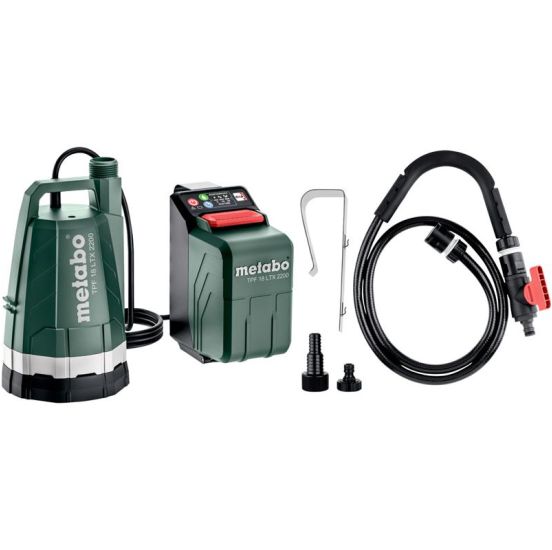 Metabo Akku-dyk- og regnvandstøndepumpe TPF 18 LTX 2200 - 601729850