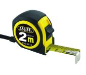 Assist Båndmål 2 m m/bælteclips i ABS Case TA-101830