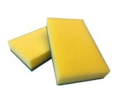 Rengøringssvamp grøn 15x9 cm - 10 stk. 334100237