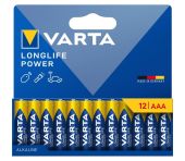 Varta AAA Alkaline-batterier Longlife Power 12 stk 644701021