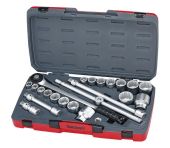 Teng Tools Topnøglesæt 1/2" T3422S med 22 dele 167370105