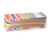 CraftProKits Stribet Multi-farvet Polyester Akrylblok 35x35x114mm AX210867