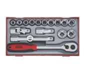 Teng Tools Topnøglesæt 1/2" TT1218 med 18 dele 39180104