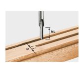 Festool Notfræser HS, skaft 8 mm HS S8 D 5/12 490943