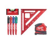 Milwaukee måle- og markeringssæt med 7 dele 4932498327