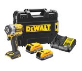 Dewalt 18V XR Slagnøgle 1/2" 2x batterier og lader DW-DCF921E2T-QW