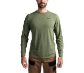 Milwaukee Langærmet T-shirt hybrid – grøn – S 4932492998
