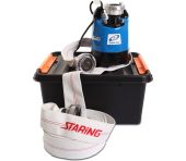 Tsurumi Entreprenørpumpe 2" inkl. slange og koblinger LB-480 STA-LB-480-SÆT-BOX