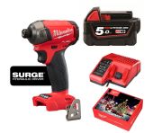 Milwaukee Slagskruemaskine M18 FQID med 5Ah batteri og lader MILWAUKEEPAKKE4