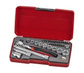 Teng Tools Topnøglesæt 3/8" T3834S med 34 dele 186901104
