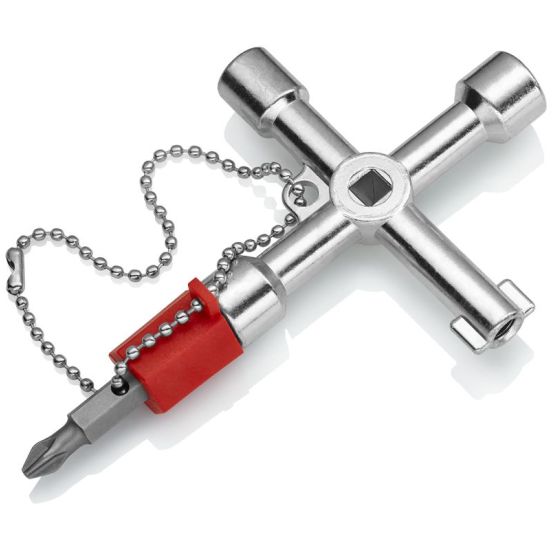 Knipex Styreskabsnøgle til almindelige skabe og spærresystemer 76 mm - KN-001103