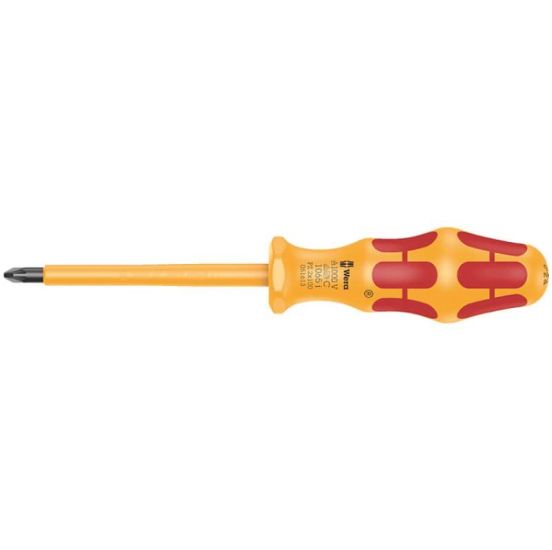 Wera 1065 i PZ 2 x 100 mm VDE-isoleret Kraftform Krydskærvs-skruetrækker - 05051613001