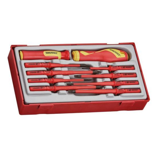 Teng Tools Skruetrækkersæt til 1.000 volt. TTV710N - 282670108