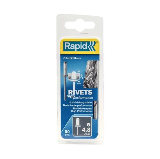 Popnitte Alu incl. bor 4,8x10- 50 stk. - 232650507