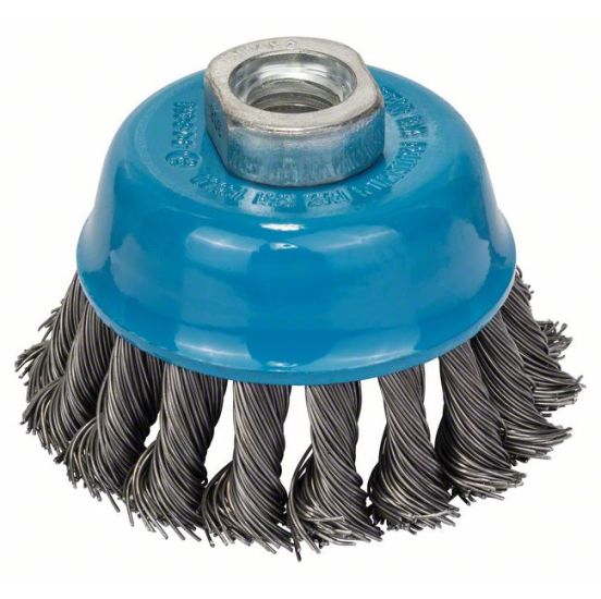 Bosch Kopstålbørste 75 mm, 0,5 mm, M14 - 1608622029