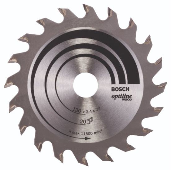 Bosch RUNDSAVKL OPTILINE 130X2,4X16MM 20 TDR - 2608640582