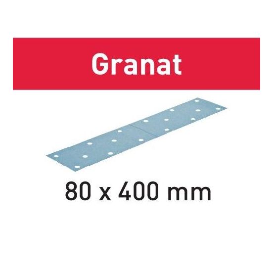 Festool StickFix slibepapir 80x400 mm Granat K180 - 497162