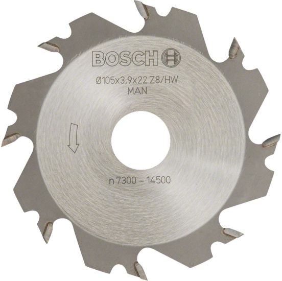 Bosch Skivenotfræser, 8, 22 mm, 4 mm - 3608641013