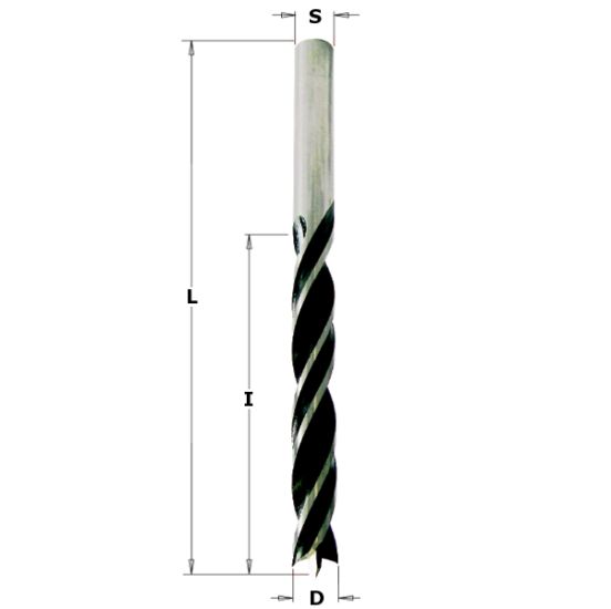 CMT Spiralbor HSS 4x43/75 H - 517.040.51