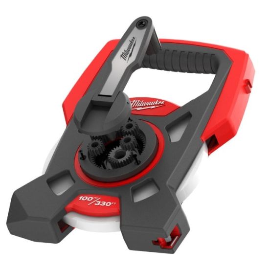 Milwaukee 100m målebånd med håndhjul - 48225211