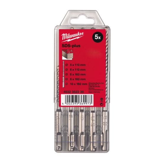 Milwaukee Hammerborsæt SDS-Plus M2 5P - 4932352338