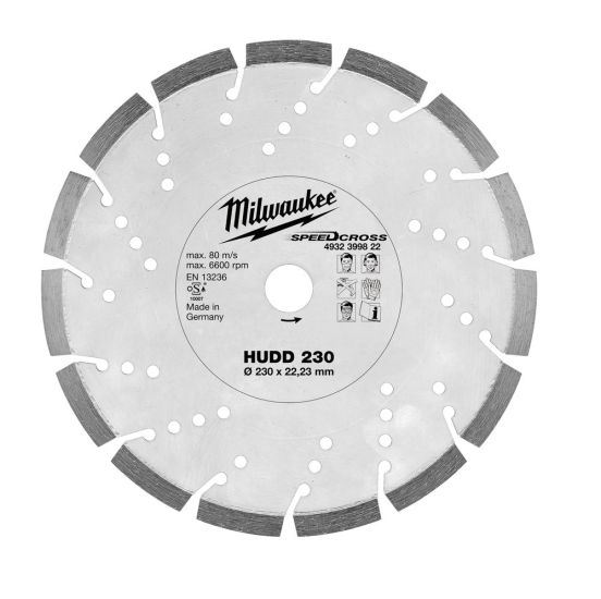 Milwaukee Diamantskive Hudd 230X22,2 - 4932399822