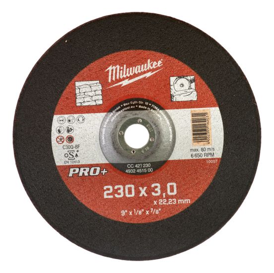 Milwaukee Skæreskive Sten CC 42/230x3 Pro+ - 4932451500
