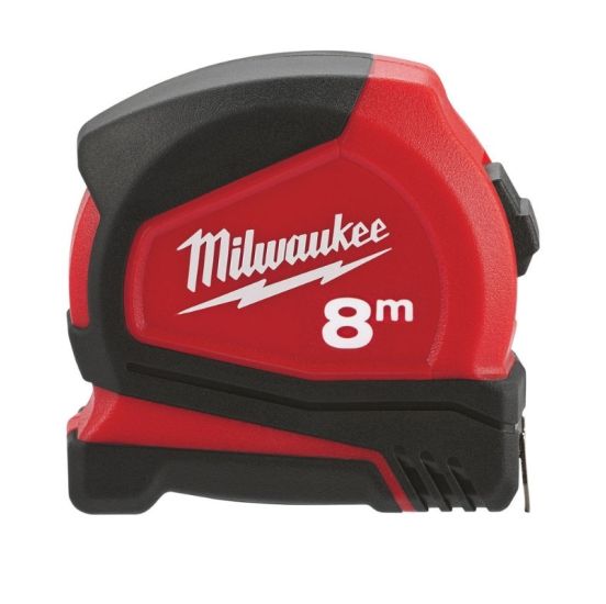 Milwaukee Kompakt Pro Målebånd C8/25 8m Magnetfri - 4932459594