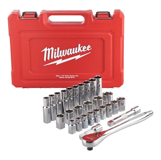 Milwaukee Skraldenøglesæt 1/2" mm 27P - 4932471864