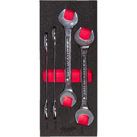 Milwaukee Gaffelnøglesæt toolguard™ 4 dele - 4932493630