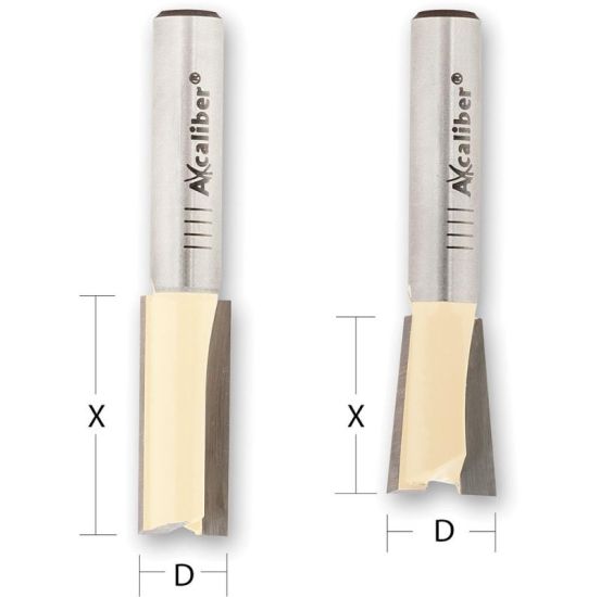 Axcaliber Svalehale fræserjern 8mm skaft - AX506720