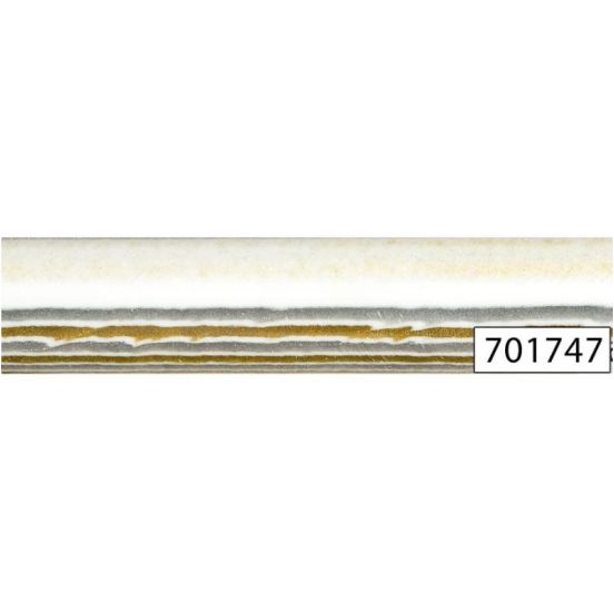 CraftProKits Guld & Sølv Polyesterblok - Rund - 150 x 20 mm - AX701747