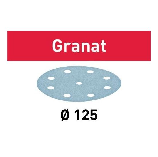 Festool StickFix-slibepapir Ø 125 mm Granat P240 - 497173