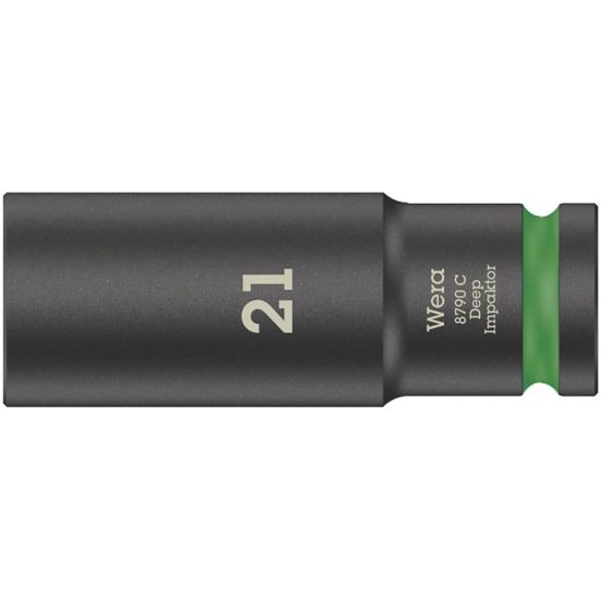 Wera 8790 C Impaktor Deep Topnøgleindsats 13 x 83 mm, 1/2"-tilslutning - 05004830001
