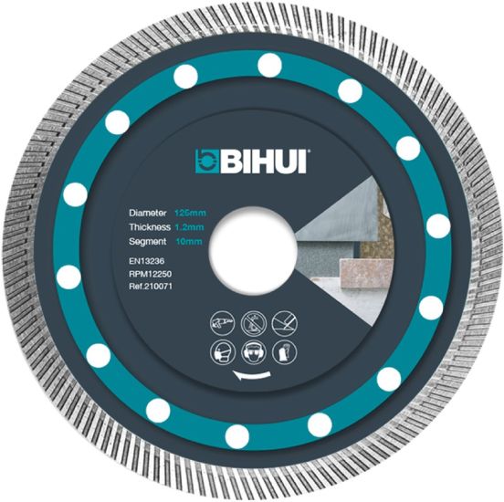 BIHUI diamant skive 125mm 1,2mm - BH-DCBN5