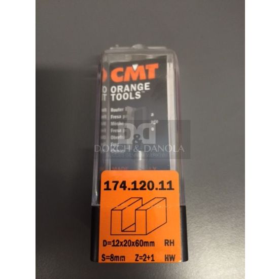 CMT Overfræsebor HM 12x20/60 K8 - 174.120.11