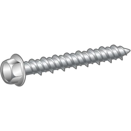 ESSVE betonskrue FZB, sekskanthoved med flange 7,5 x 40mm 10mm hoved - ES-105237