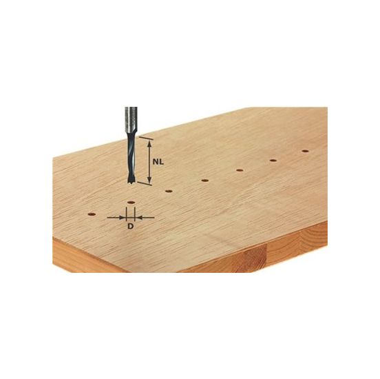 Festool Dyvelbor Ø 10mm, skaft 8 mm - 491069