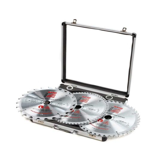 Holzmann TCT Rundsavsklinger i Aluminiumskasse - 3 stk. - KSB254SET