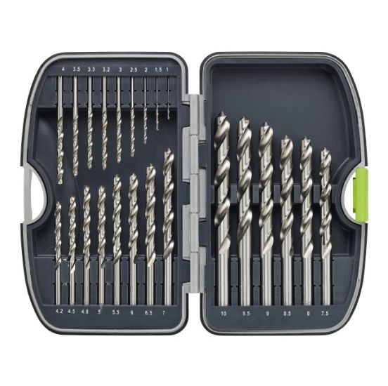 Luna spiralborsæt 23 dele 1 -10 mm til metal - 201420106