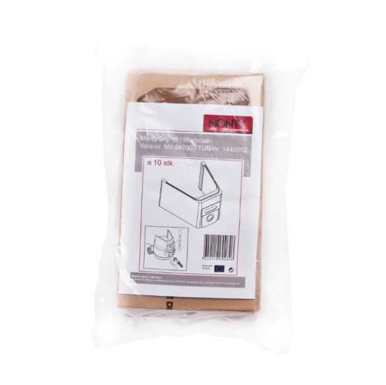 Papirstøvpose 10 liter á 10 stk. - MY-86700