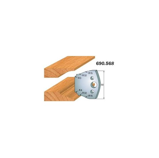 CMT Profilknive sæt 50mm nr. 568 - 690.568