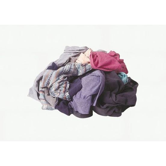 Pudse-aftørringsklude kulørt 10 Kg. - 55KU25
