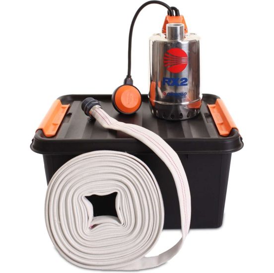 Pedrollo Lænse/kælderpumpe RXM 2 sæt med 15m slange og koblinger - STA-RXM-2-SÆT-BOX
