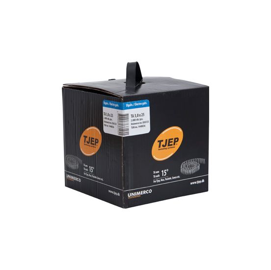TJEP TA30/25 elgalv., t/tagpap. Box 2.880 stk. - TJ836125