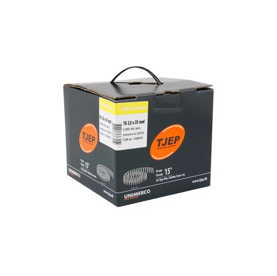 TJEP TA30/25 rustf. 2A, t/tagpap. Box 2.880 stk. - TJ836325