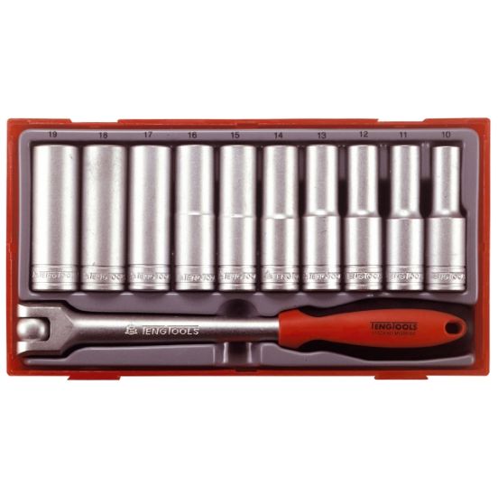 Teng Tools Topnøglesæt med ½" fatning - 122090103